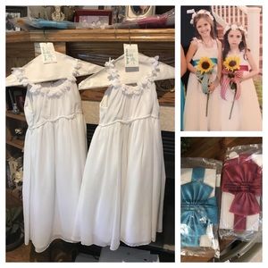 Beautiful flower girl dresses. Size 6 and 8.